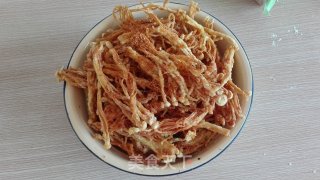油炸金针菇的做法
