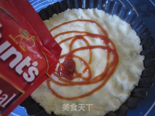 薯底鸡丝田园披萨的做法步骤：8