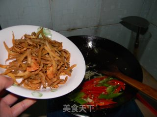 双椒面条鱼的做法步骤：7