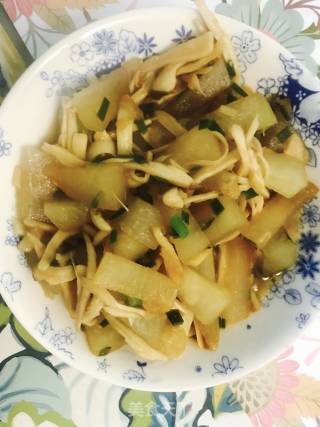 冬瓜炒杏鲍菇的做法