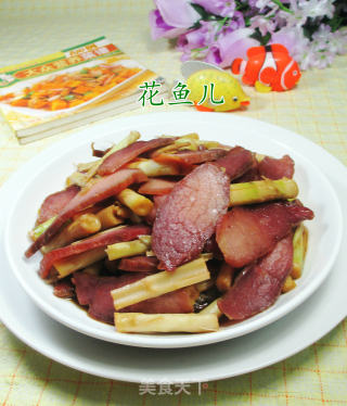野山笋炒酱肉的做法