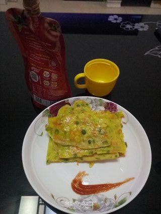 烤箱简易奶香煎饼的做法