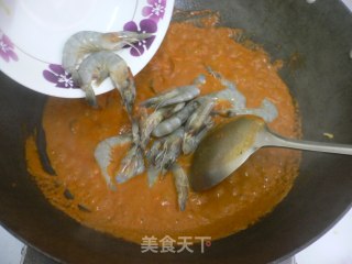 椰子咖喱虾的做法步骤：4