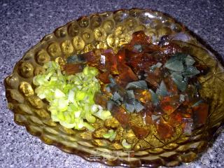 香菇鸡肉皮蛋粥的做法步骤：4