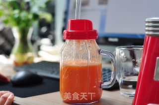 补充体力 柳橙蔬果汁的做法