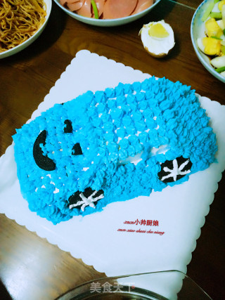 小汽车生日蛋糕（麦昆版汽车蛋糕）的做法