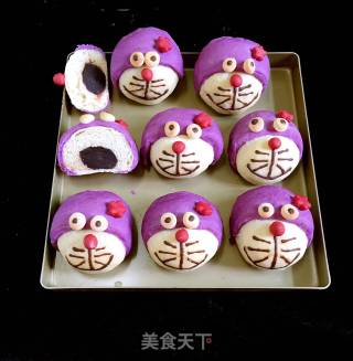 蓝胖子豆沙包的做法