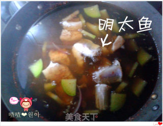 【韩式辣明太鱼汤（鳕鱼汤）】的做法步骤：13