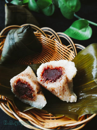 豆沙粽子的做法