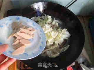 排骨白菜葱香面的做法步骤：9
