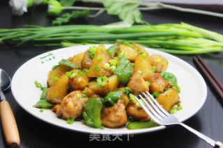 鸡腿焖粽子