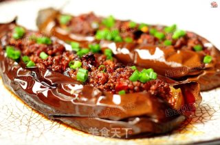蒜香肉末烤茄子的做法