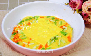 蔬菜奶酪米饭煎饼的做法