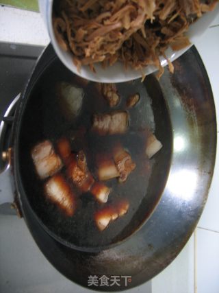 八渡笋烧肉的做法步骤：7