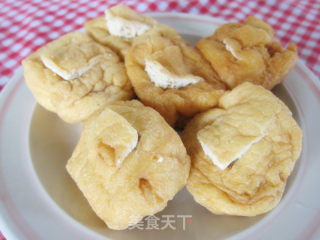 金盒豆腐的做法步骤：2