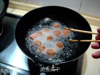 实惠家常菜“丸子烧粉条”的做法步骤：5