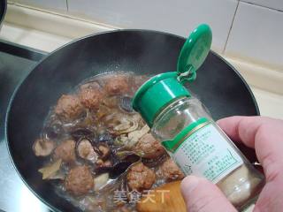 实惠家常菜“丸子烧粉条”的做法步骤：12