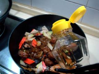 实惠家常菜“丸子烧粉条”的做法步骤：14