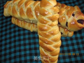 香甜紫薯面包的做法步骤：11
