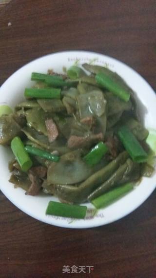 家庭健康猪肉炖豆角的做法