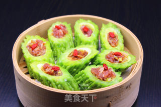蒸酿苦瓜的做法