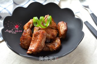 香烤黑胡椒排骨的做法