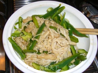 凉拌金针菇的做法步骤：7