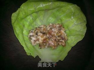 圆白菜香菇肉卷的做法步骤：6