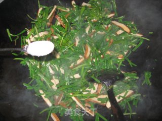韭菜炒豆干的做法步骤：5