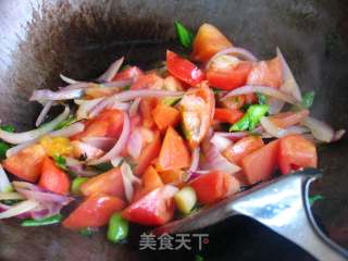 宝贝的生日面——西红柿鸡蛋面的做法步骤：7