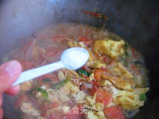 宝贝的生日面——西红柿鸡蛋面的做法步骤：11