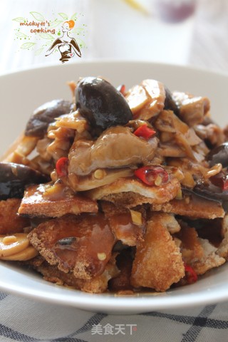 肉片锅巴的做法