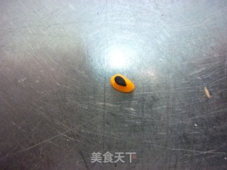 花色船点----白孔雀的做法步骤：9