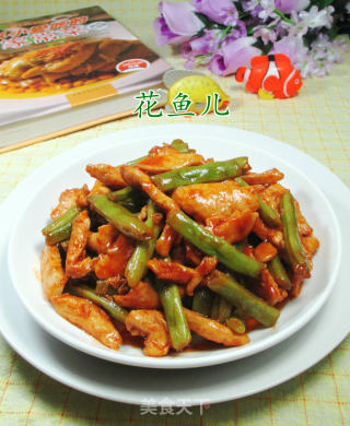 梅豆炒鸡胸肉的做法