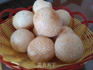 炸麻团的做法