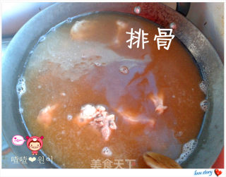 李府酱汤之【小白菜排骨酱汤~】的做法步骤：7