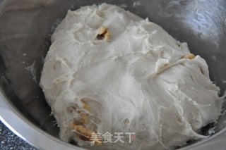 完全天然酵母发酵 – 超有弹性的红糖核桃面包的做法步骤：4
