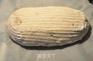 完全天然酵母发酵 – 超有弹性的红糖核桃面包的做法步骤：11