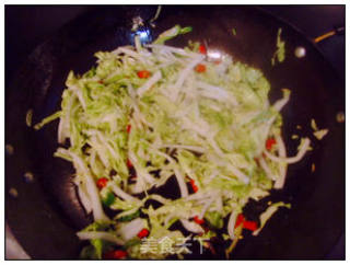 鸡蛋炒饼的做法步骤：9