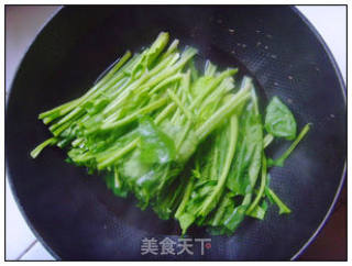 清汤菠菜的做法步骤：4