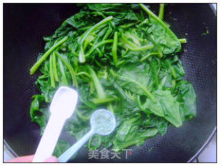 清汤菠菜的做法步骤：7