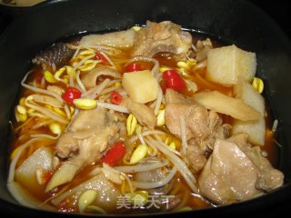 酸笋木瓜鸡的做法步骤：10