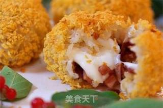 流心芝士饭团的做法