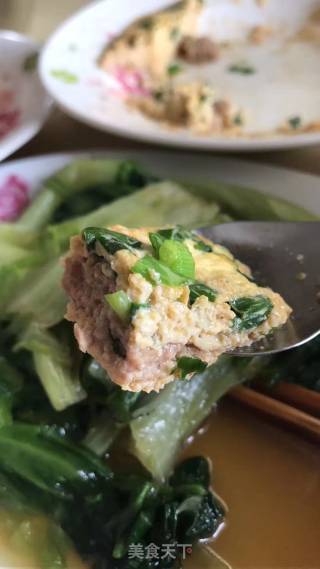 快手肉末蒸蛋的做法