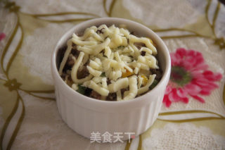 【彩蔬焗饭】的做法步骤：9