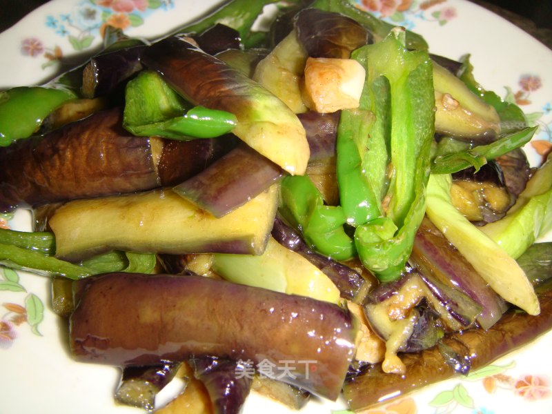 油淋茄子的做法