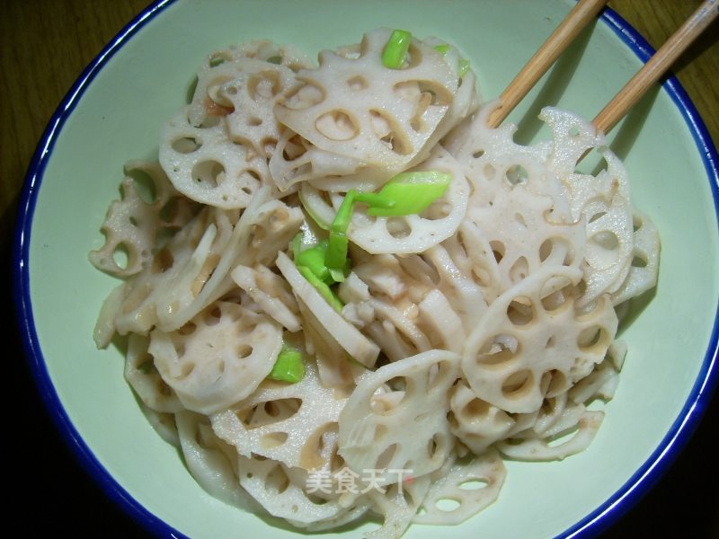 脆拌莲藕的做法