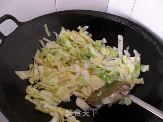 酱爆包菜的做法步骤：5