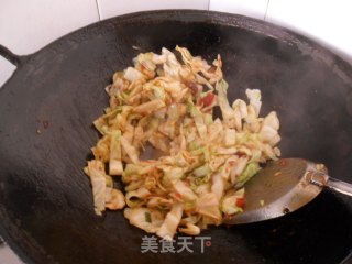 酱爆包菜的做法步骤：7