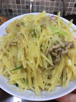 家常土豆丝的做法
